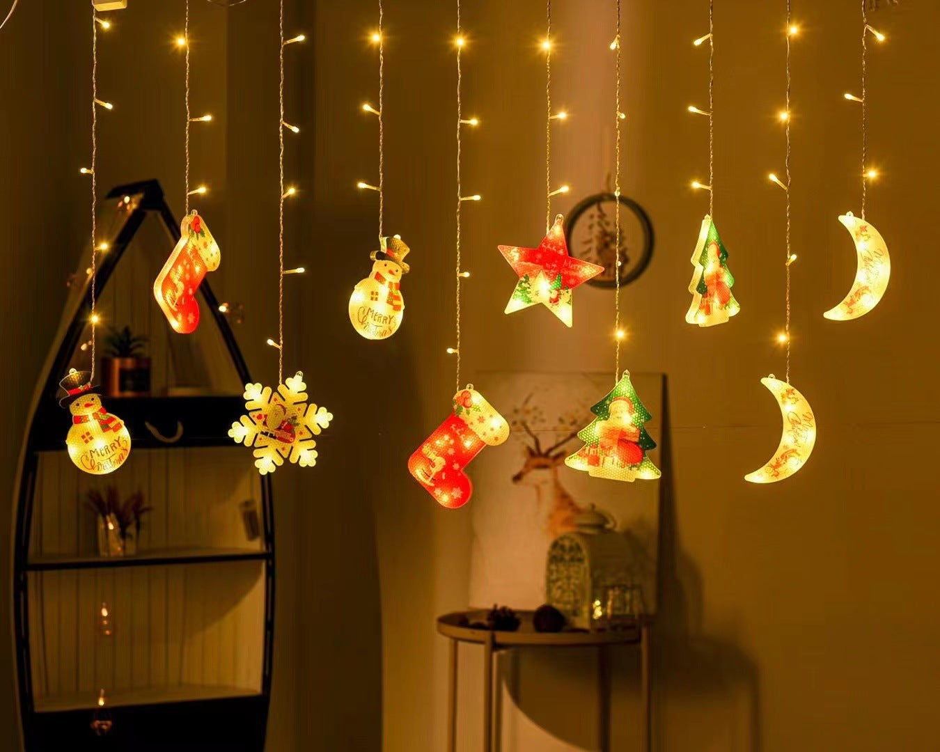 LED Luces cortina (3×0.5Metros)