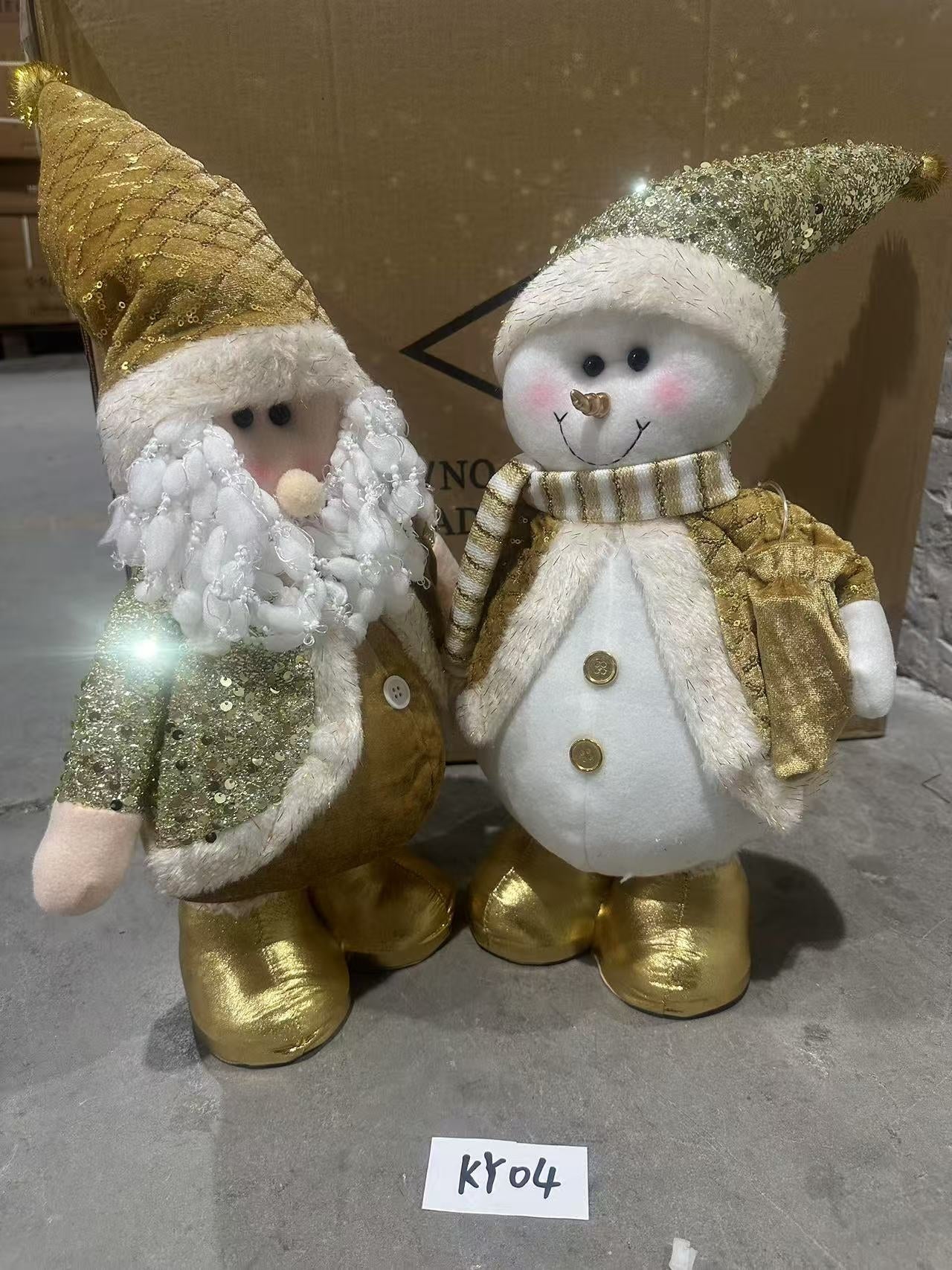 KY04 MUNECO TELESCÓPICA NAVIDAD 95cm LUZ Y MUSICA (36pcs/caja)