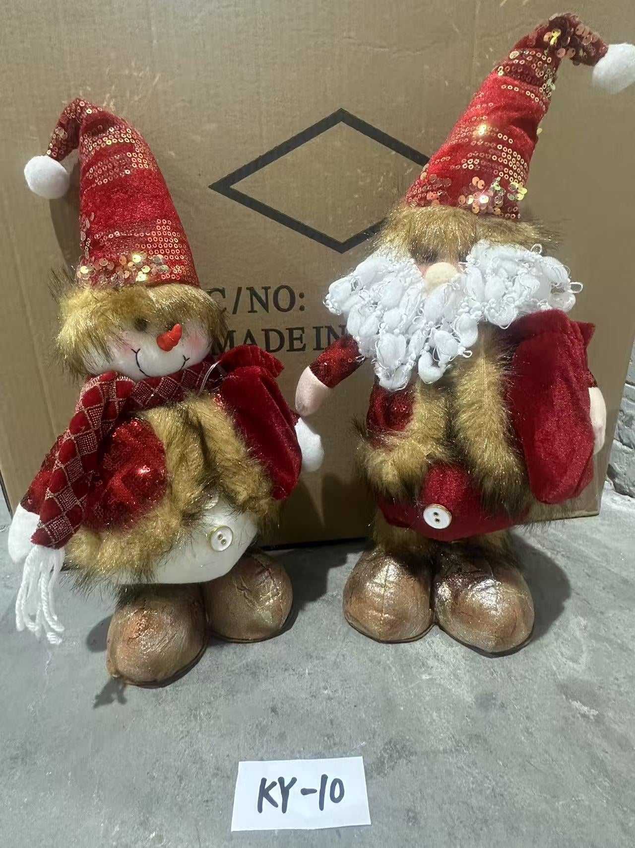 KY10 MUNECO TELESCÓPICA NAVIDAD 65cm LUZ Y MUSICA (72pcs/caja)