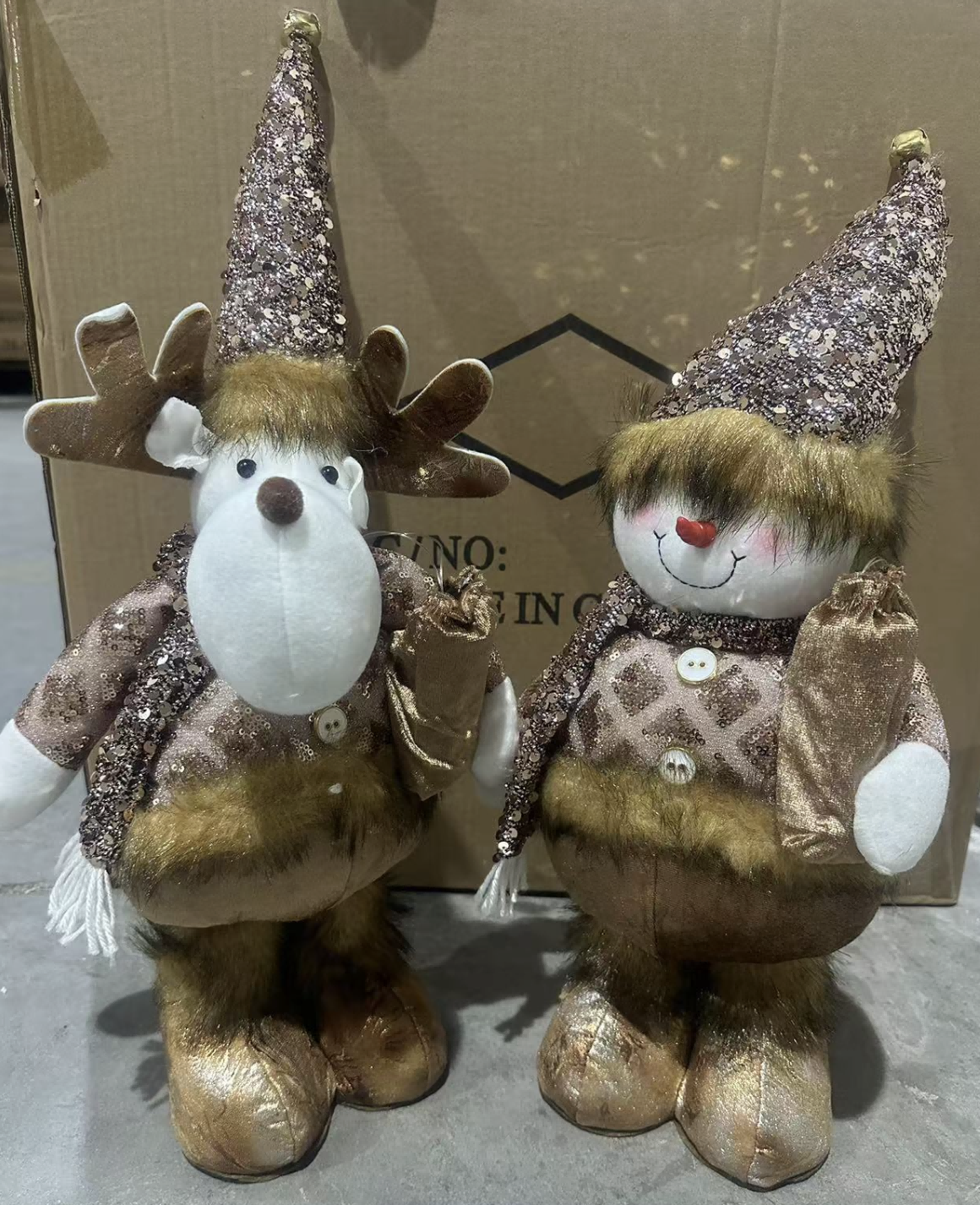 KY16 MUNECO TELESCÓPICA NAVIDAD 95cm LUZ Y MUSICA (36pcs/caja)