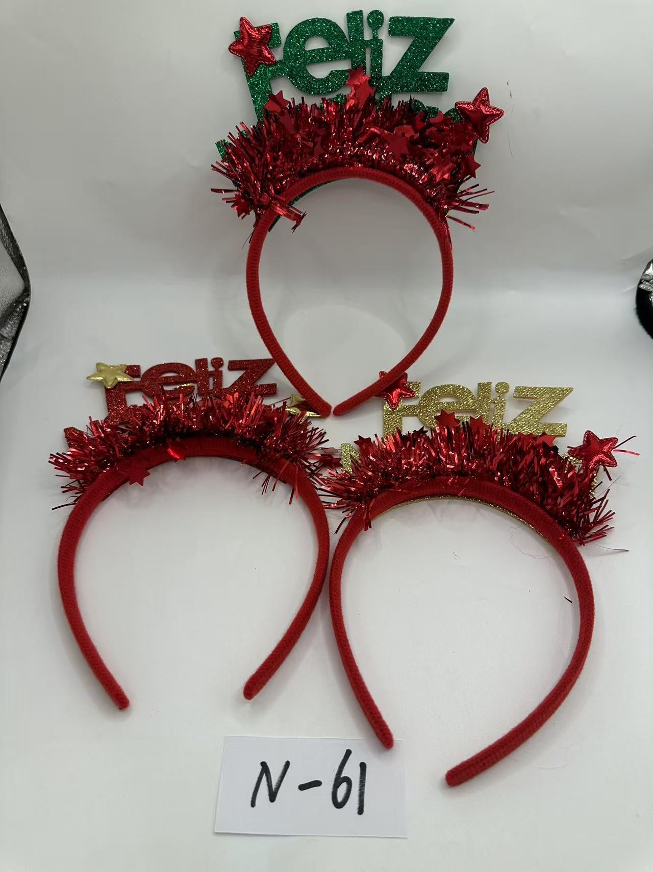 N61 DIADEMA DE NAVIDAD (50DOC)