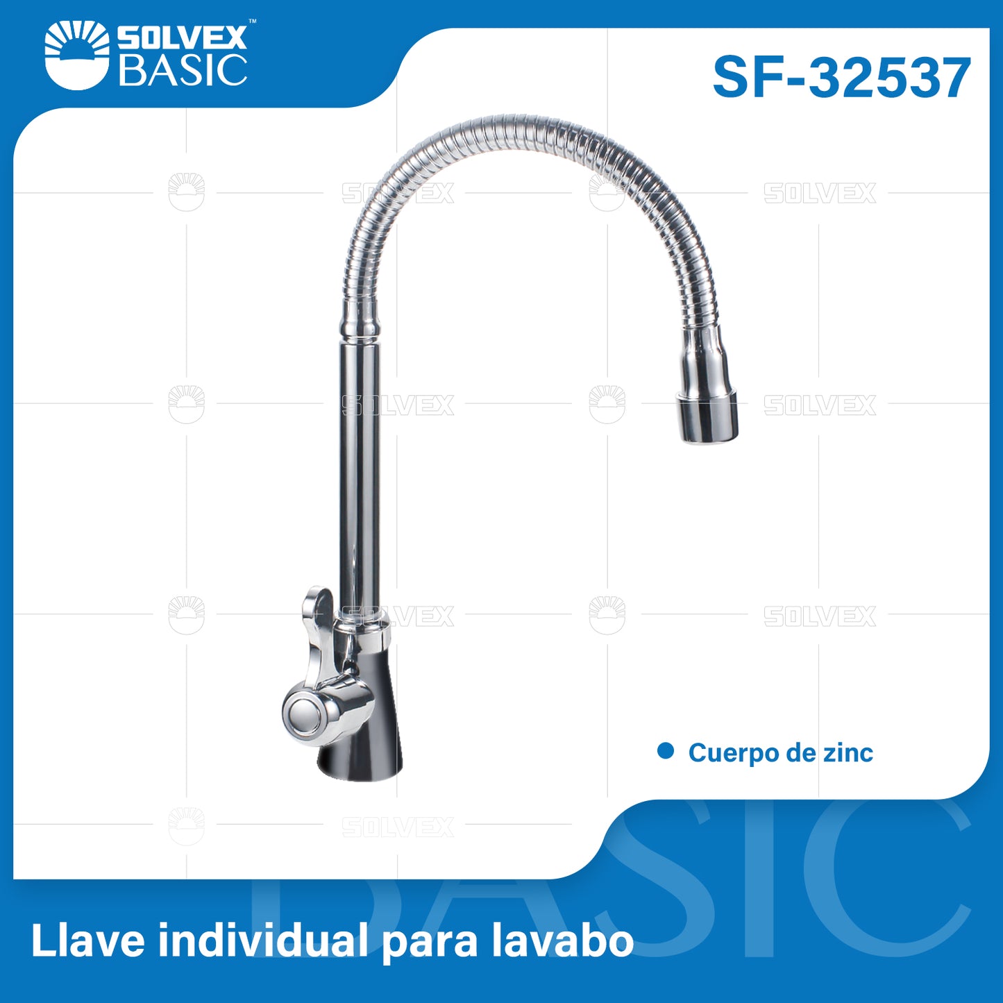 SF-32537-(Caja master 1 CTN=20 SKU)-(MOQ 1 SKU)-Llave individual para fregadero
Cuerpo de zinc