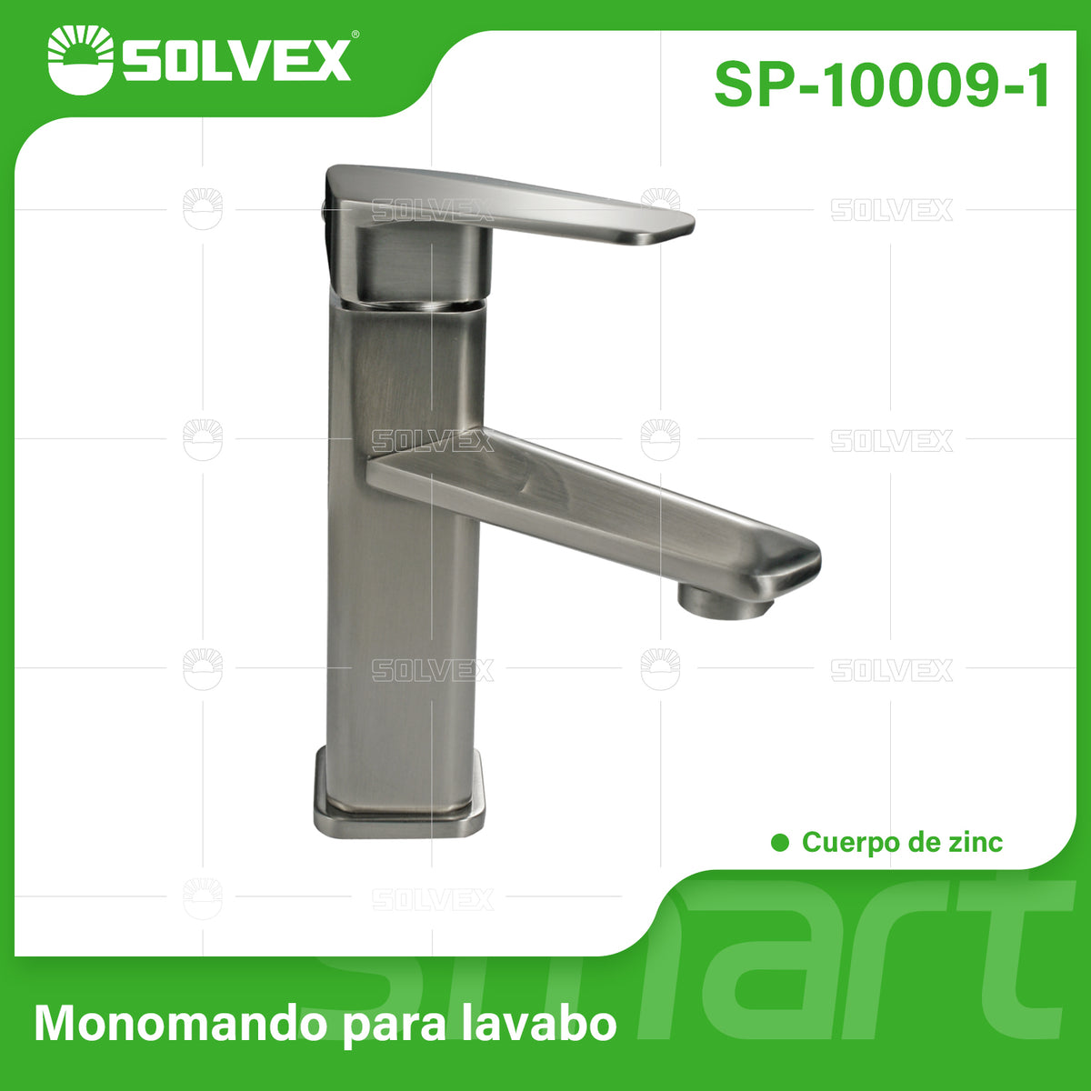 SP-10009-1-(Caja master 1 CTN=10 SKU)-(MOQ 1 SKU)-Monomando para lavabo
Cuerpo de zinc