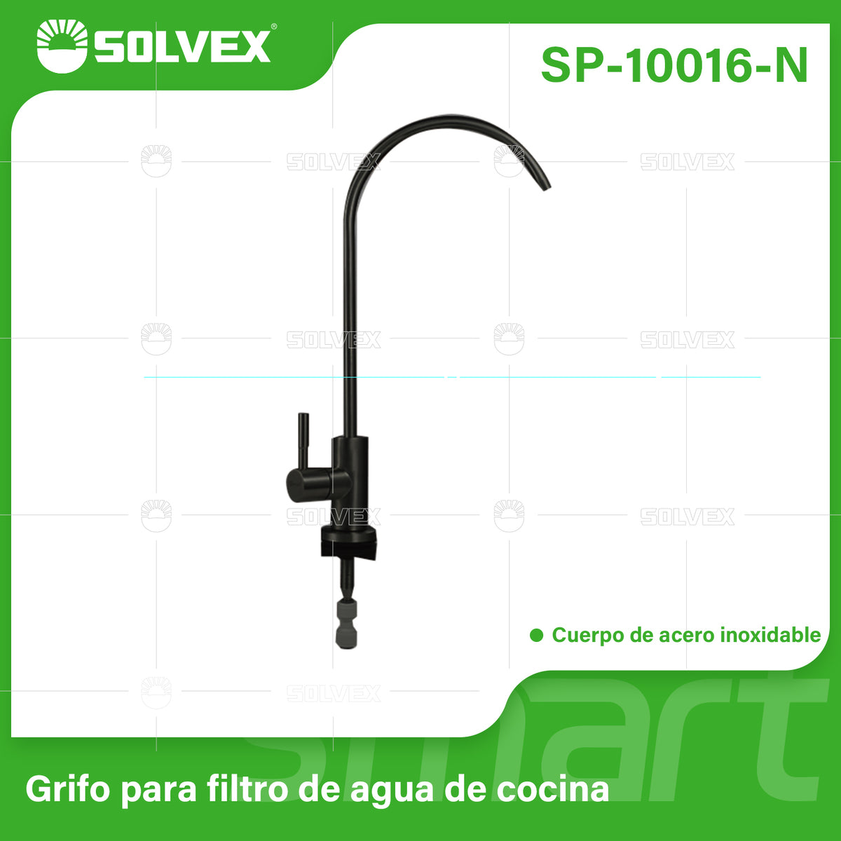 SP-10016-N-(Caja master 1 CTN=10 SKU)-(MOQ 1 SKU)-Grifo para filtro de agua de cocina
Cuerpo,cuello y maneral de acero inoxidable