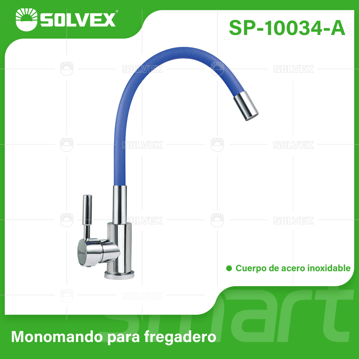 SP-10034-A-(Caja master 1 CTN=10 SKU)-(MOQ 1 SKU)-Monomando para fregadero
Cuerpo de acero inoxidable
