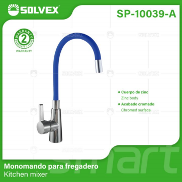 Liquidación SP-10039-A (Caja master 10)(MOQ 1 pz=1 caja) Monomando para fregadero kitchen mixer