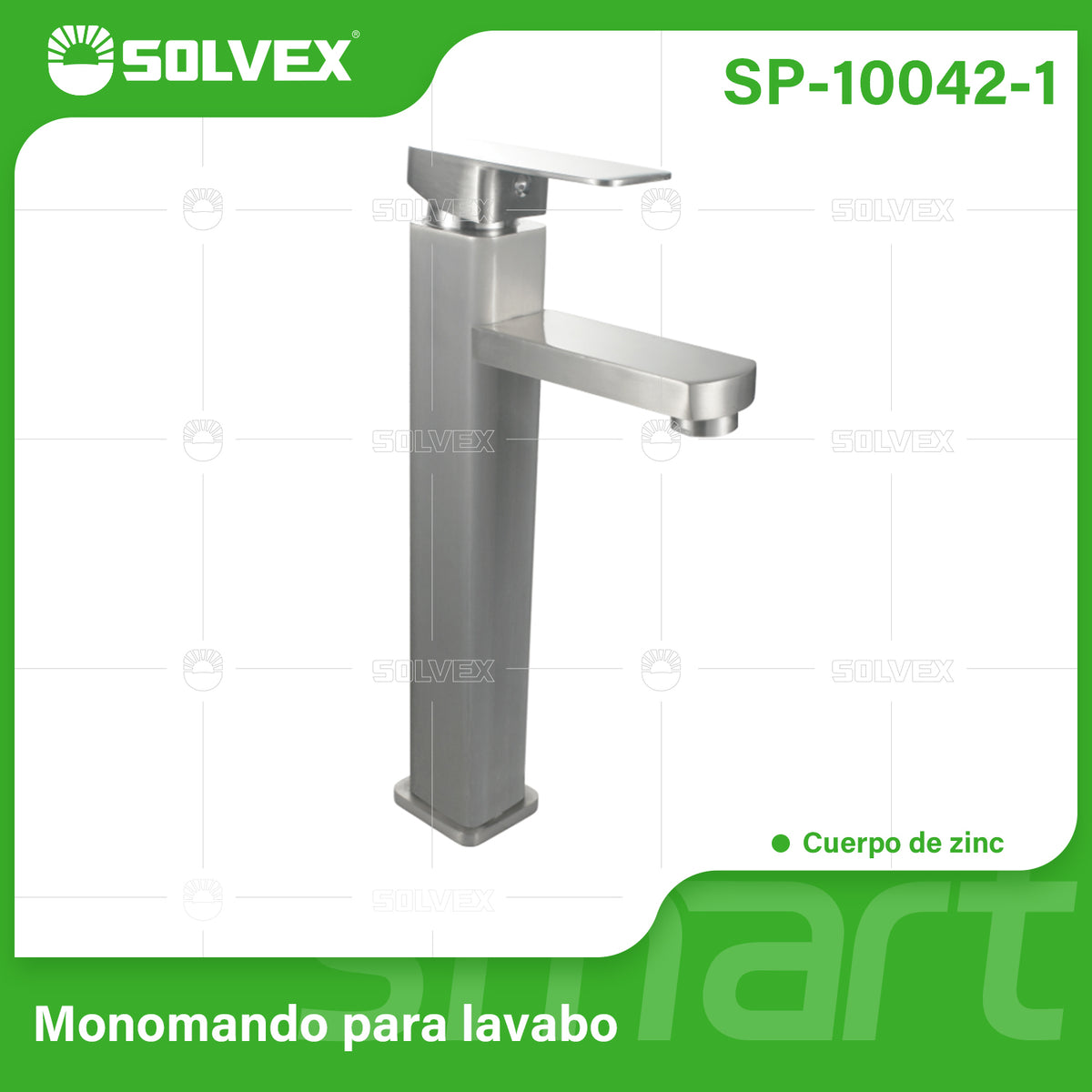 SP-10042-1-(Caja master 1 CTN=10 SKU)-(MOQ 1 SKU)-Monomando para lavabo
Cuerpo de zinc