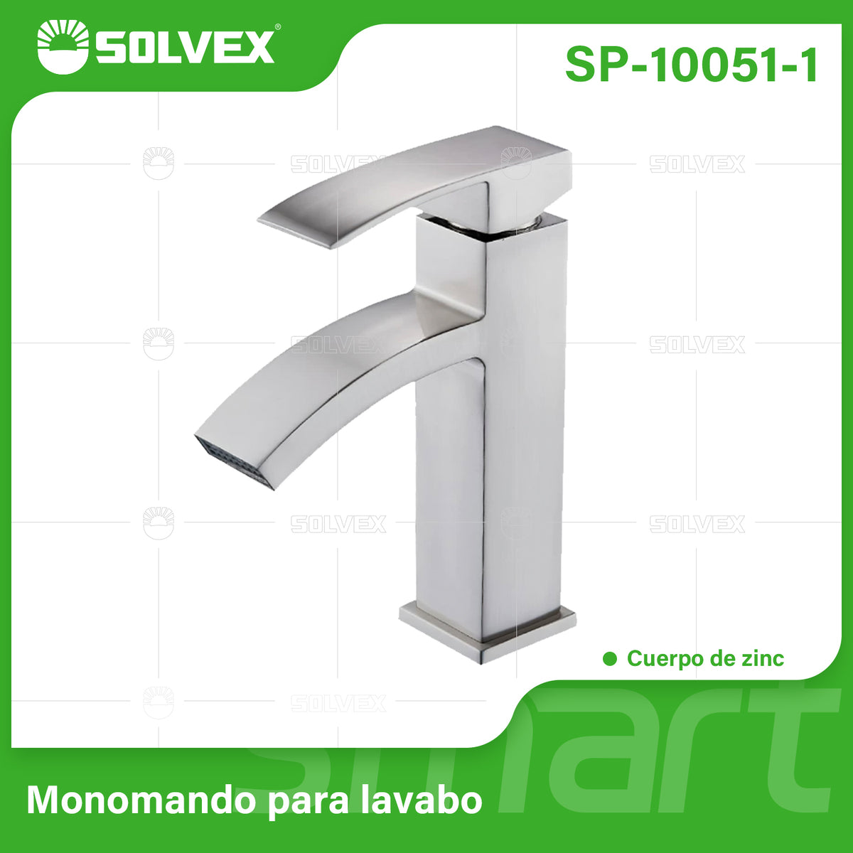 SP-10051-1-(Caja master 1 CTN=10 SKU)-(MOQ 1 SKU)-Monomando para lavabo
Cuerpo de zinc