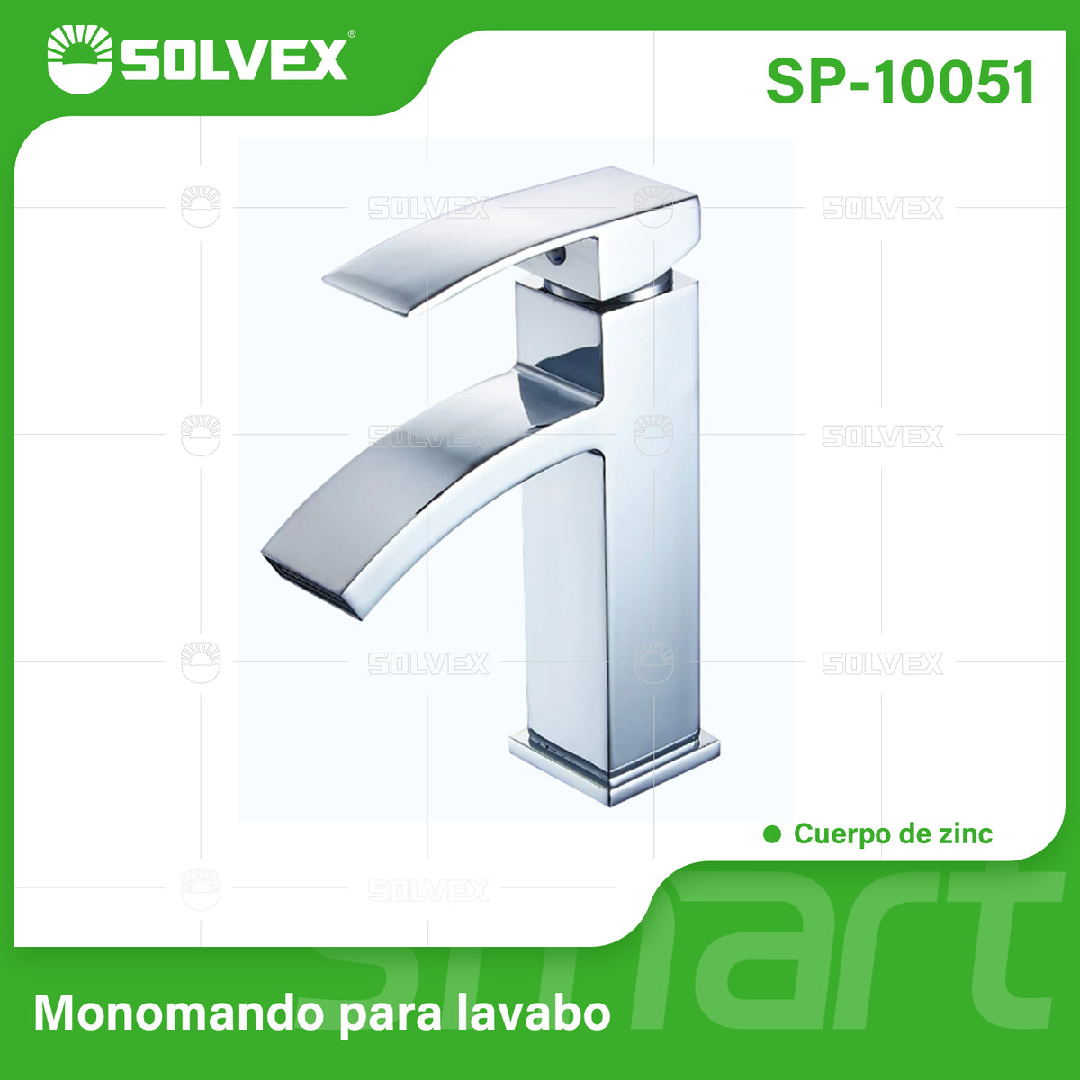 SP-10051-(Caja master 1 CTN=10 SKU)-(MOQ 1 SKU)-Monomando para lavabo
Cuerpo de zinc