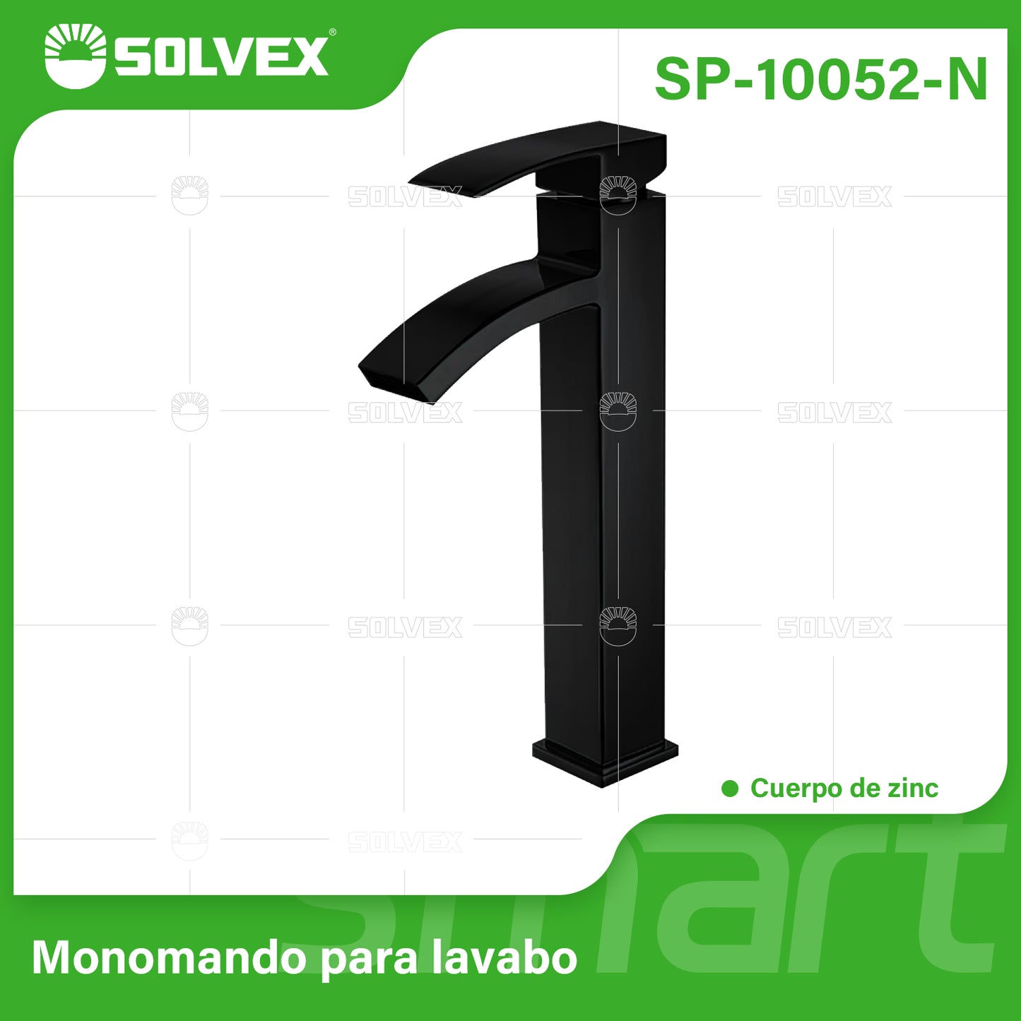 SP-10052-N (Caja master 10)(MOQ 1 pz=1 caja) Monomando para lavabo