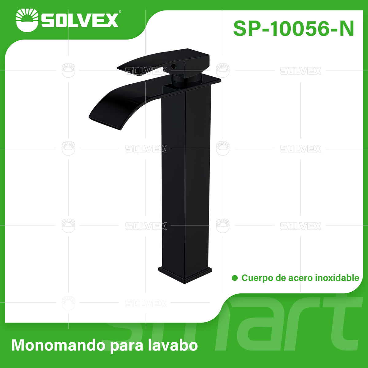 SP-10056-N-(Caja master 1 CTN=10 SKU)-(MOQ 1 SKU)-Monomando para lavabo
Cuerpo y cuello de acero inoxidable