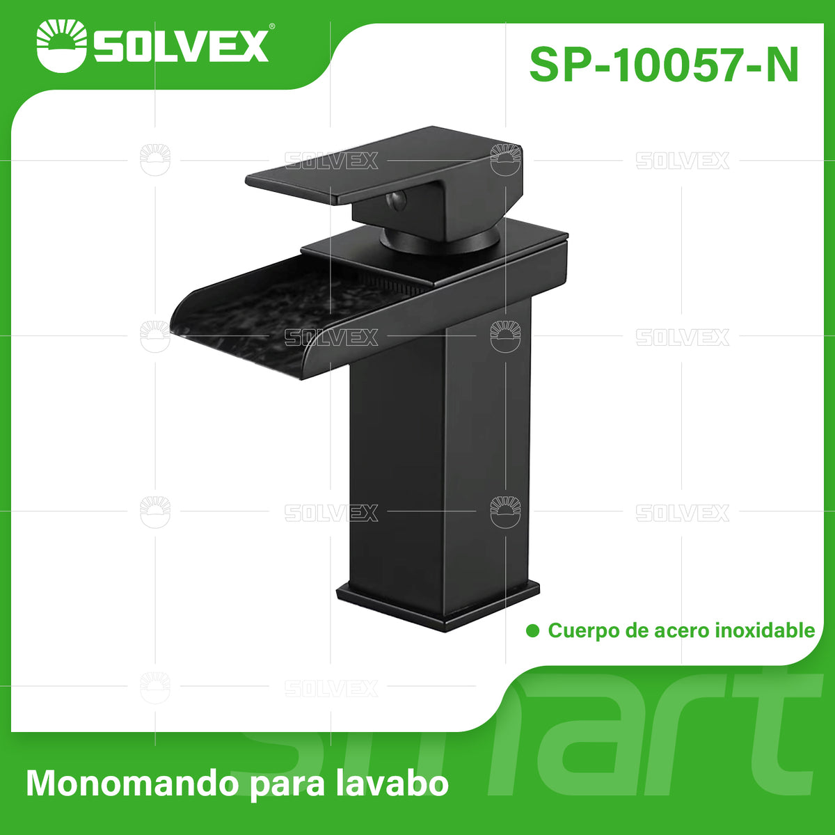 SP-10057-N-(Caja master 1 CTN=10 SKU)-(MOQ 1 SKU)-Monomando para lavabo
Cuerpo y cuello de acero inoxidable