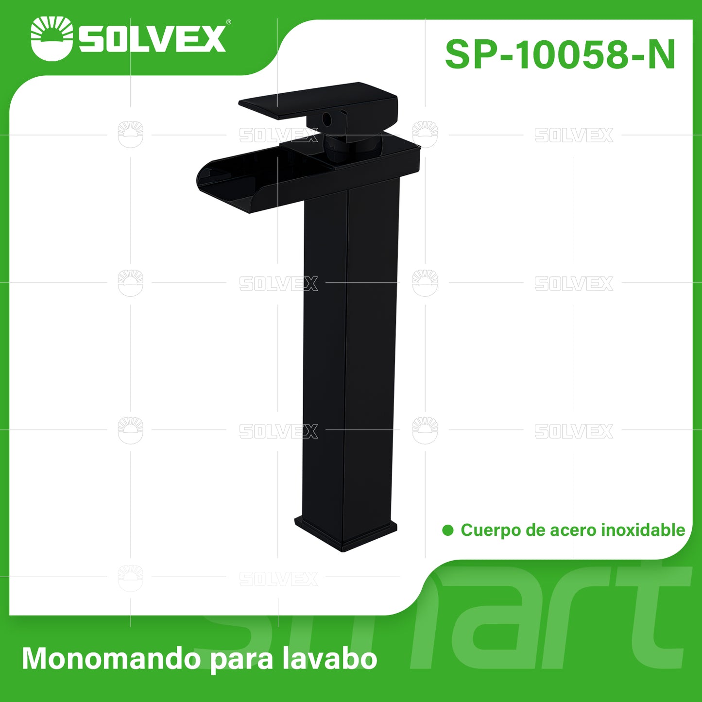 SP-10058-N (Caja master 10)(MOQ 1 pz=1 caja) Monomando para lavabo