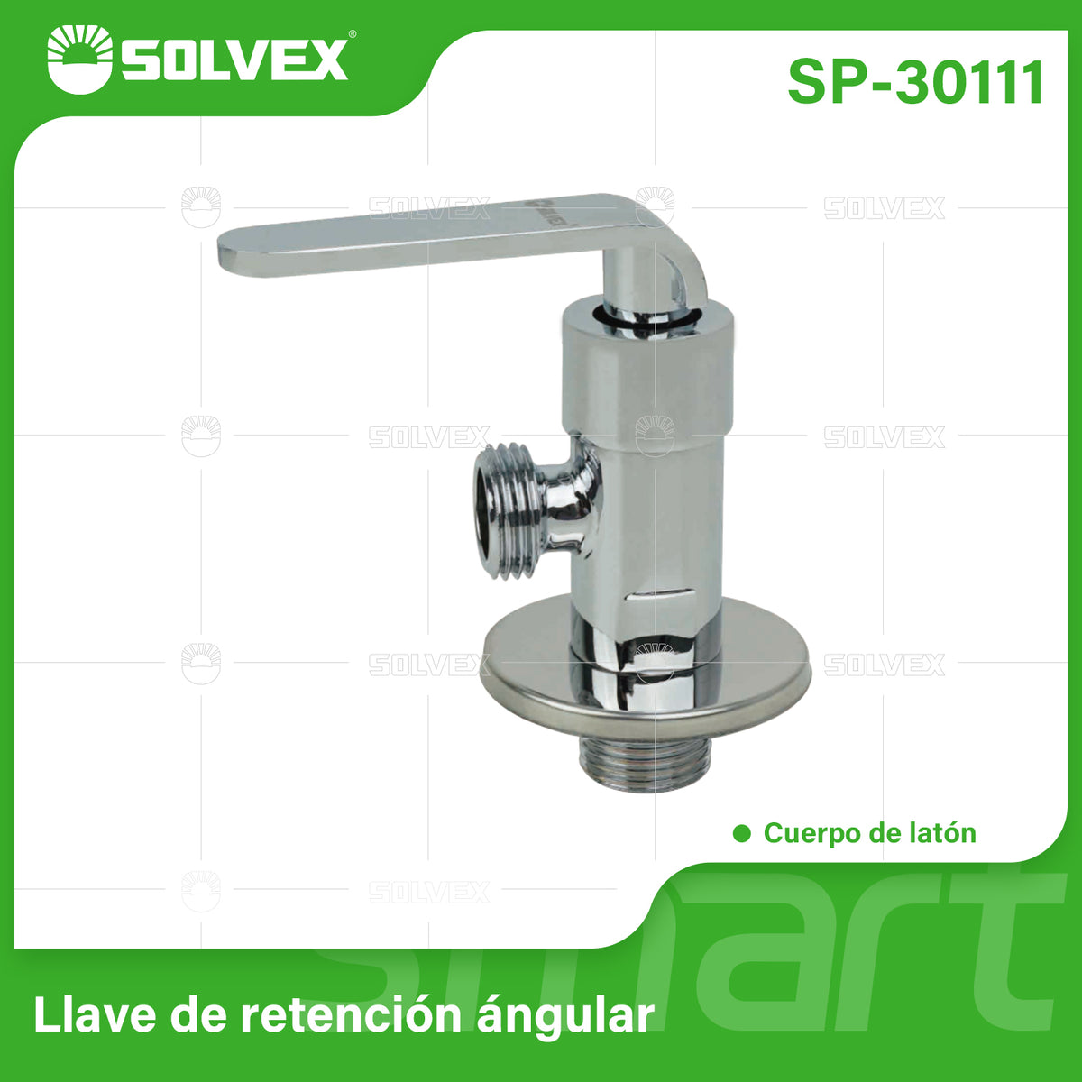 SP-30111-(Caja master 1 CTN=100 SKU)-(MOQ 1 SKU)-Válvula de ángulo
Cuerpo de latón