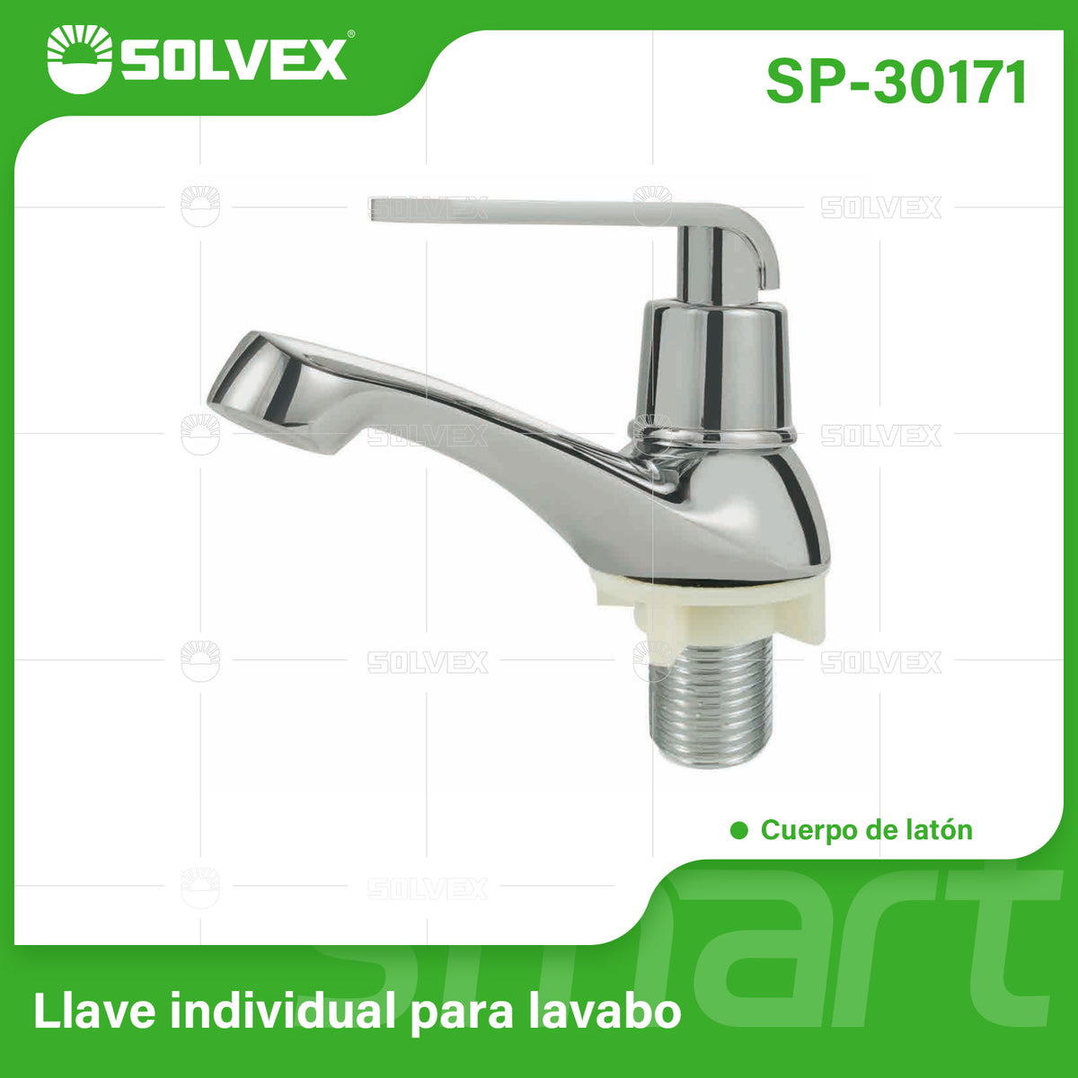 SP-30171-(Caja master 1 CTN=50 SKU)-(MOQ 1 SKU)-Llave individual para lavabo
Cuerpo de latón