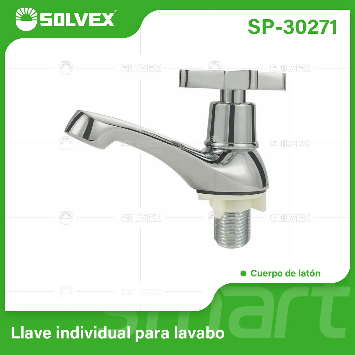 SP-30271-(Caja master 1 CTN=50 SKU)-(MOQ 1 SKU)-Llave individual para lavabo
Cuerpo de latón