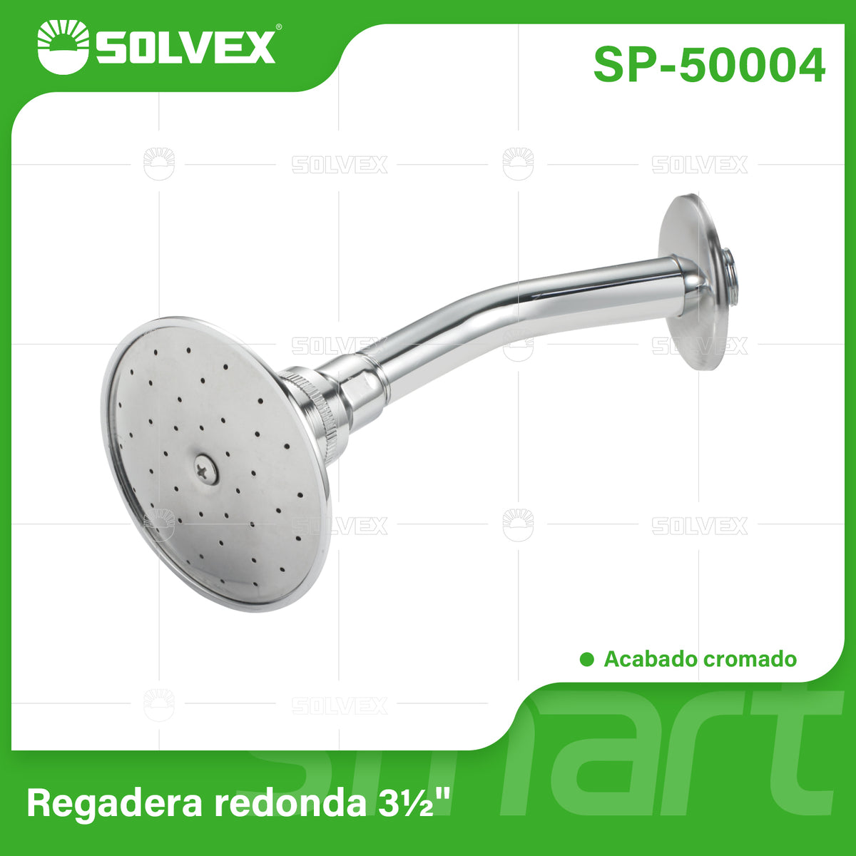 SP-50004-(Caja master 1 CTN=50 SKU)-(MOQ 10 SKU)-Juego de regadera de zinc
Regadera redonda 3-1/2"