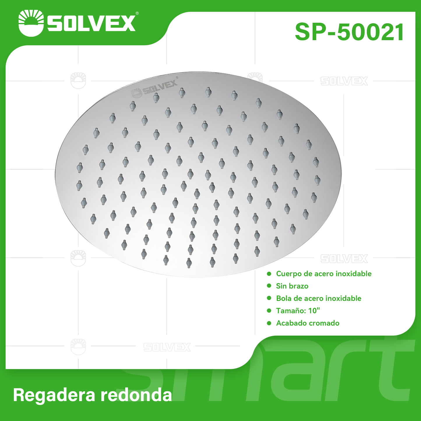 SP-50021 (Caja master 20)(MOQ 1 pz=1 caja) Regadera redonda