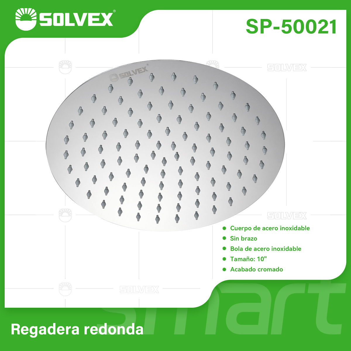 SP-50021-(Caja master 1 CTN=20 SKU)-(MOQ 10 SKU)-Regadera de acero inoxidable
Materia de acero inoxidable