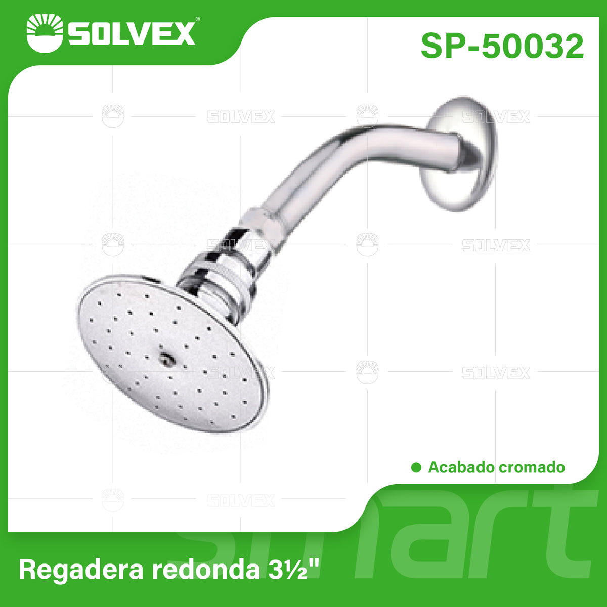 SP-50032-(Caja master 1 CTN=50 SKU)-(MOQ 10 SKU)-Juego de regadera de zinc
Regadera redonda 3-1/2"