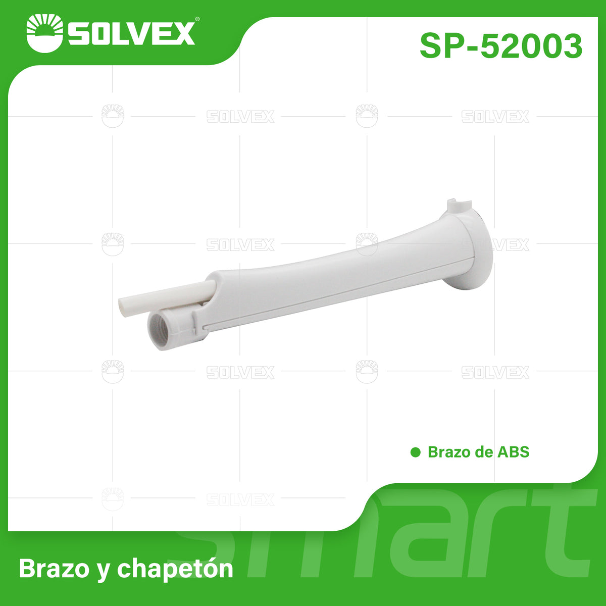 SP-52003-(Caja master 1 CTN=120 SKU)-(MOQ 1 SKU)-Brazo de ducha de plástico
Brazo de ABS