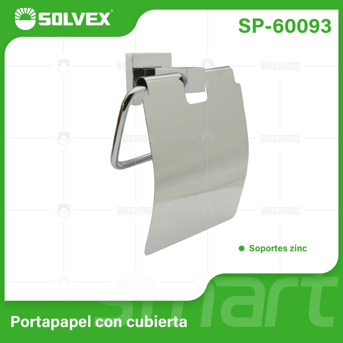SP-60093-(Caja master 1 CTN=50 SKU)-(MOQ 1 SKU)-Portapapel con cubierta
Soportes zinc