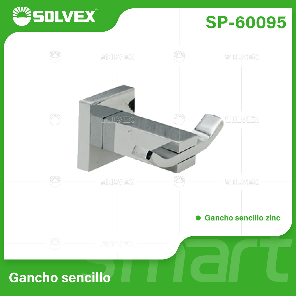 SP-60095-(Caja master 1 CTN=100 SKU)-(MOQ 1 SKU)-Gancho sencillo
Gancho sencillo zinc