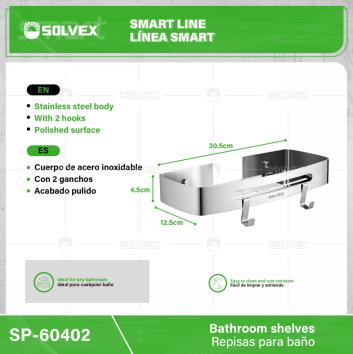 SP-60402-(Caja master 1 CTN=20 SKU)-(MOQ 1 SKU)-Cuerpo de acero inoxidable
Tamaño: 30*13 cm