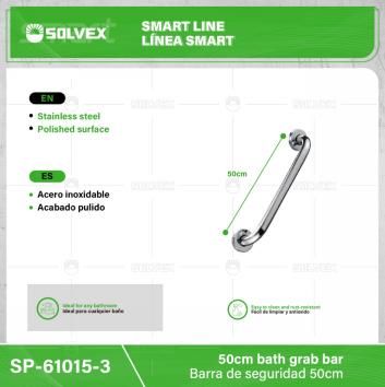 SP-61015-3-(Caja master 1 CTN=40 SKU)-(MOQ 1 SKU)-Barra de seguridad 50cm
Acero inoxidable