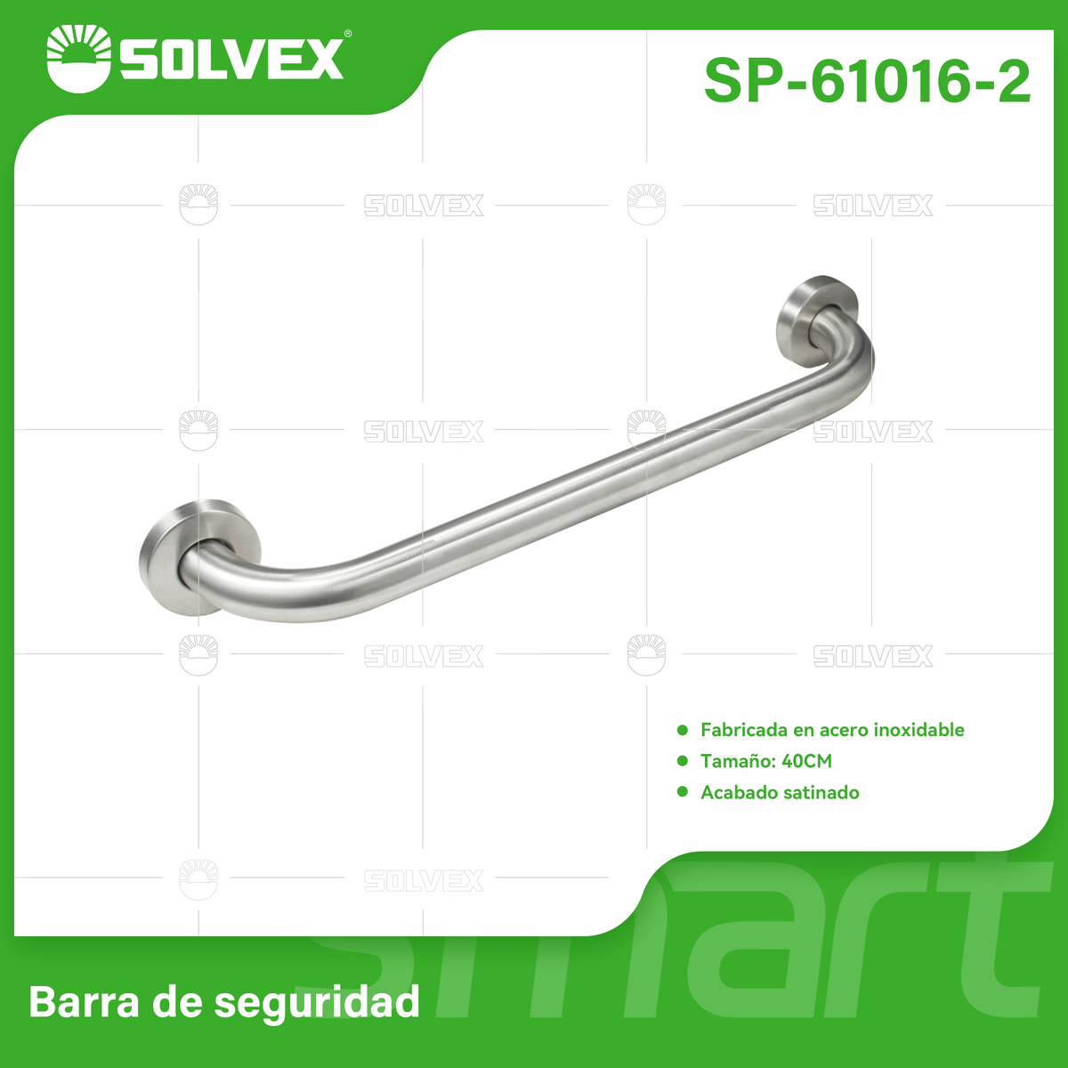 SP-61016-2-(Caja master 1 CTN=50 SKU)-(MOQ 1 SKU)-Barra de seguridad 40cm
Acero inoxidable