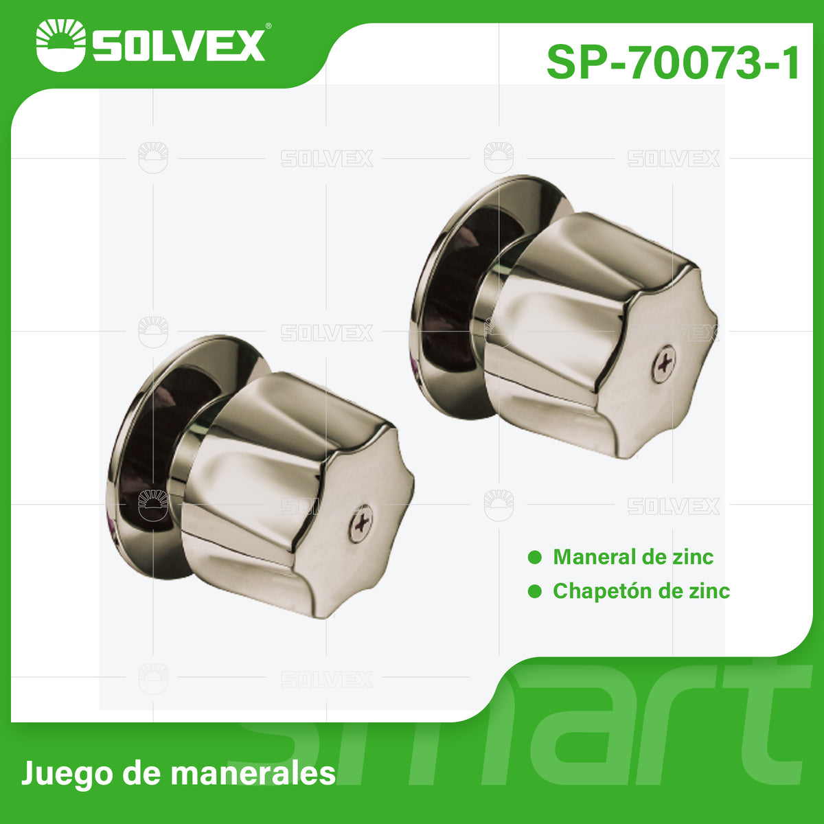 SP-70073-1-(Caja master 1 CTN=160 SKU)-(MOQ 2 SKU)-Juego de manerales
Espiga estría