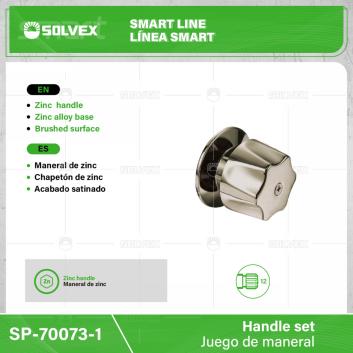 SP-70073-1-(Caja master 1 CTN=160 SKU)-(MOQ 2 SKU)-Juego de manerales
Maneral de zinc