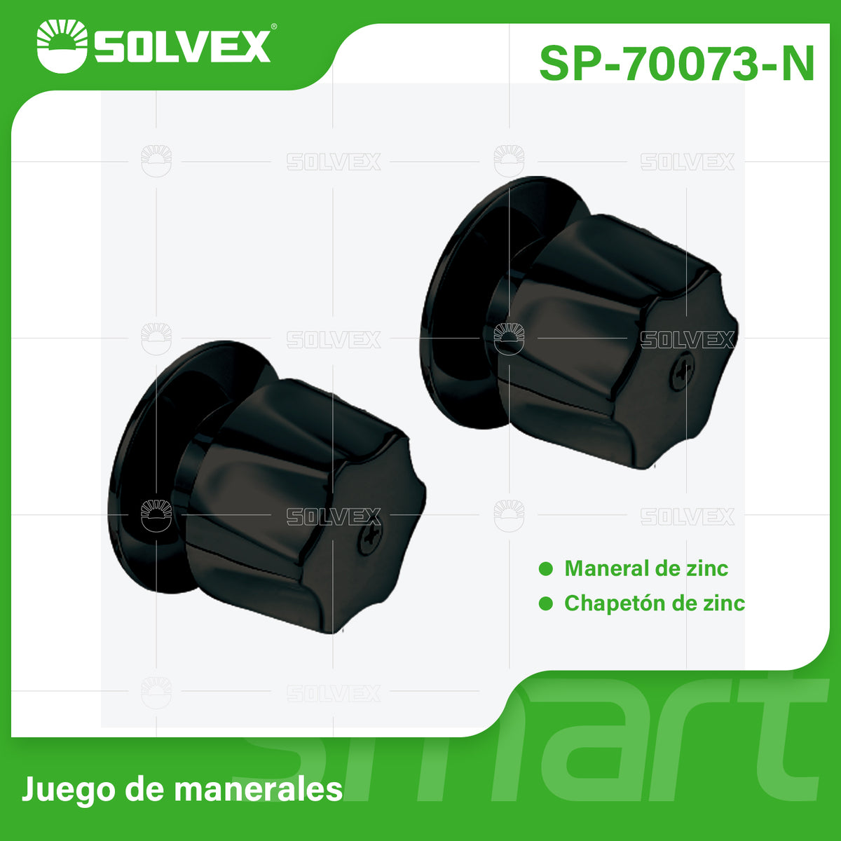 SP-70073-N-(Caja master 1 CTN=160 SKU)-(MOQ 2 SKU)-Juego de manerales
Espiga estría