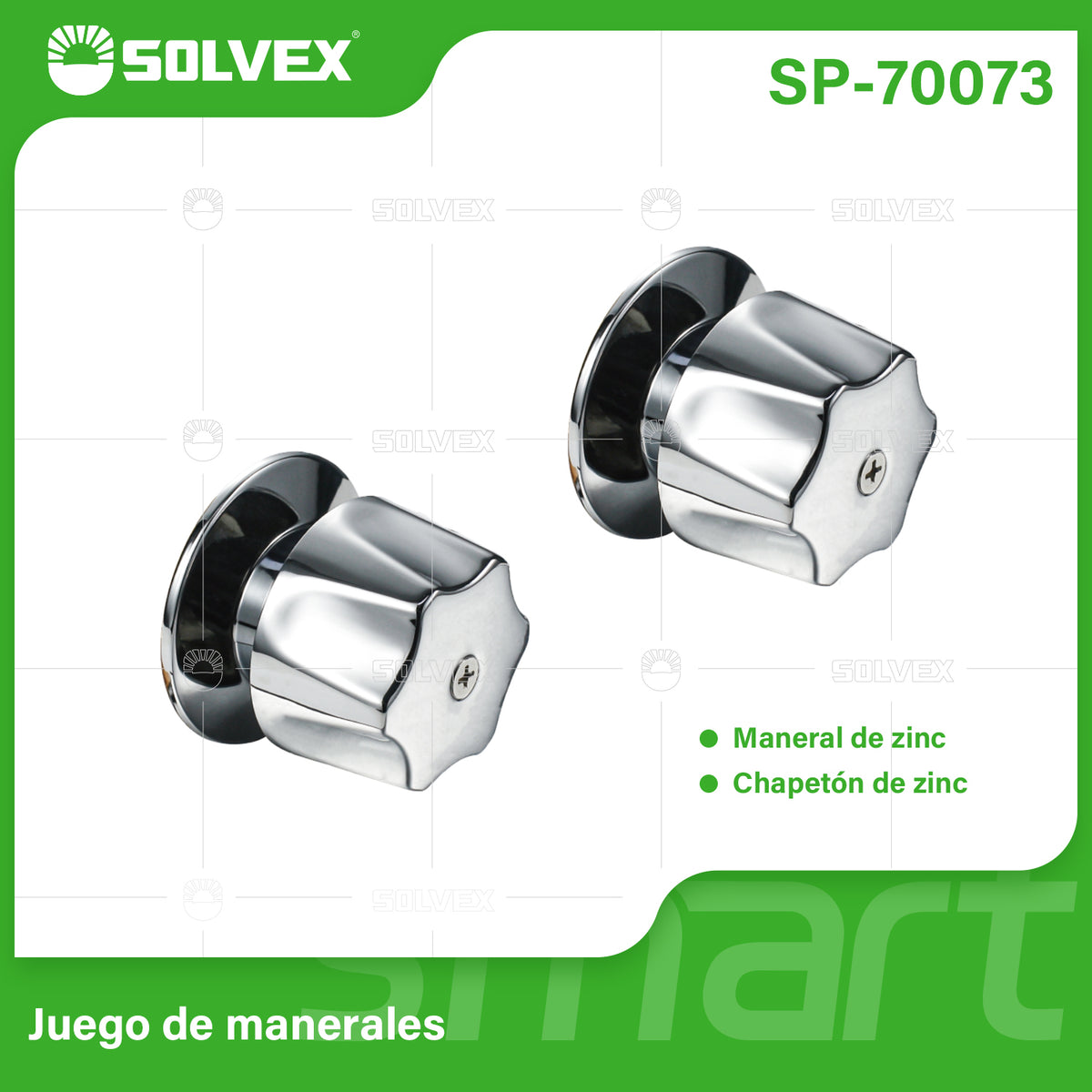 SP-70073-(Caja master 1 CTN=160 SKU)-(MOQ 2 SKU)-Juego de manerales
Espiga estría