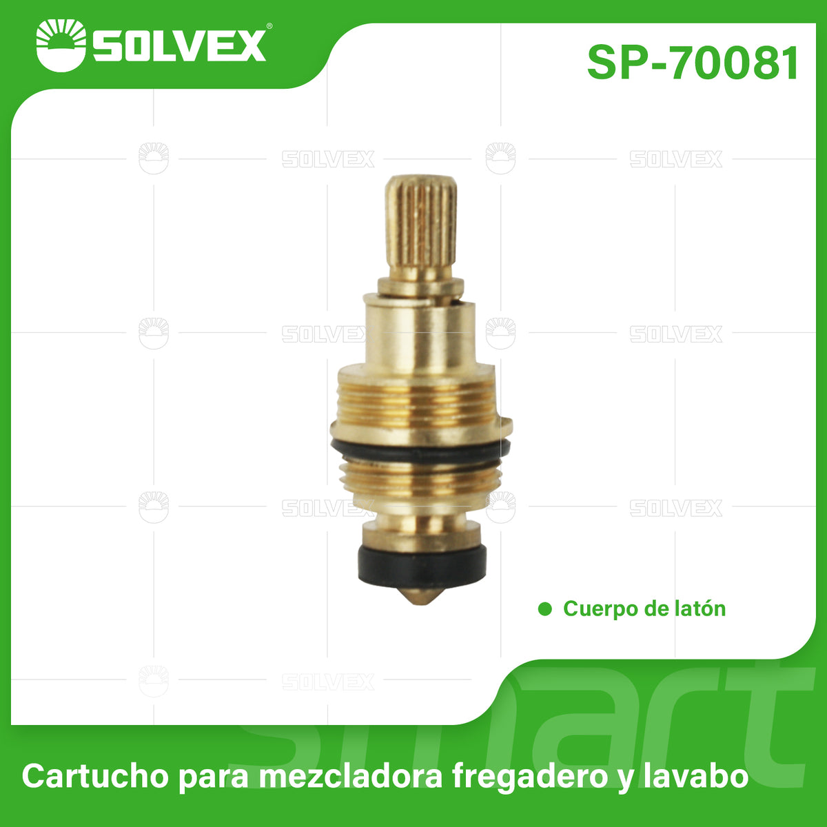 SP-70081-(Caja master 1 CTN=300 SKU)-(MOQ 50 SKU)-Cartucho para mezcladora fregadero y lavabo
Cuerpo de latón