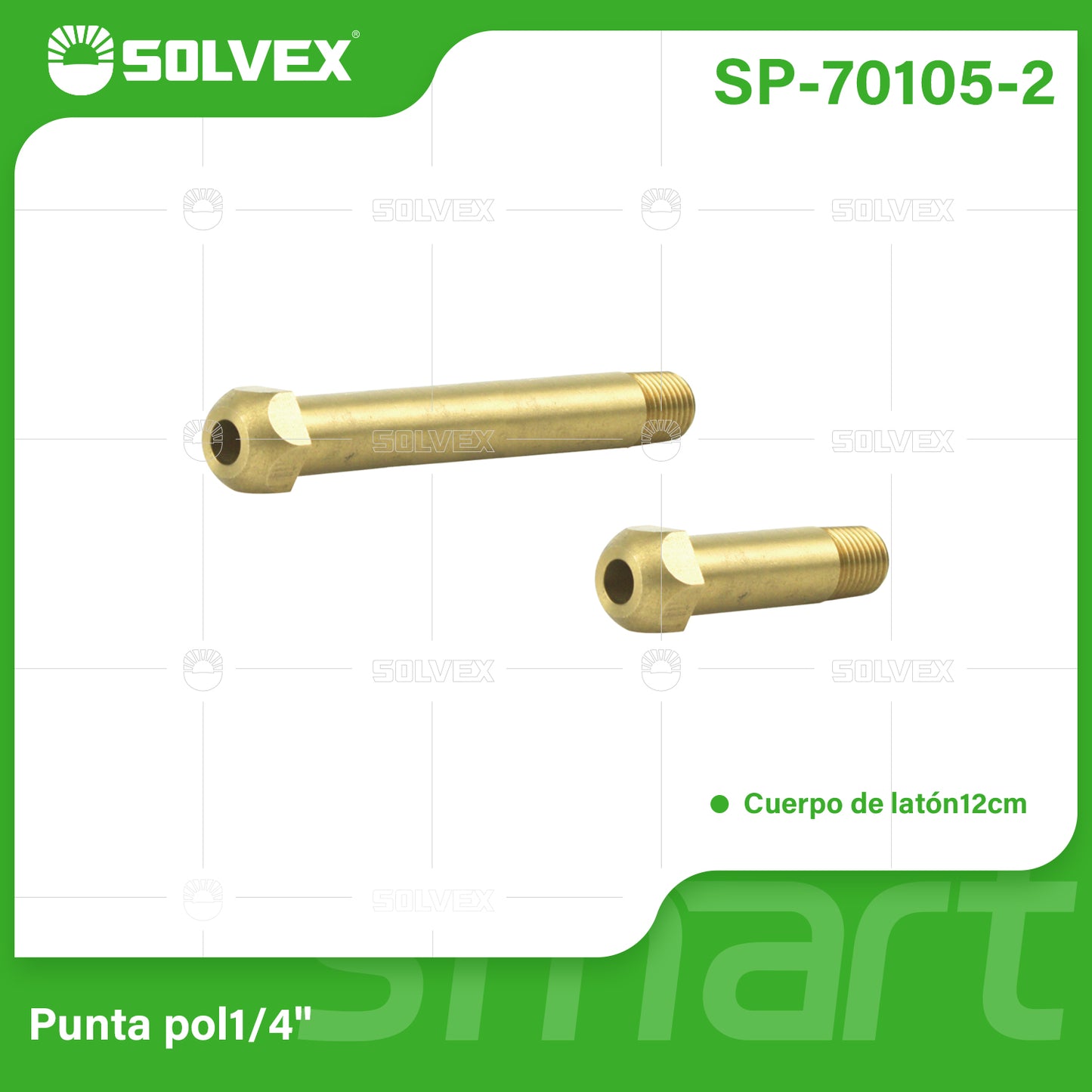 SP-70105-2 (Caja master 250)(MOQ 1pz=1bolsa) Punta pol1/4"