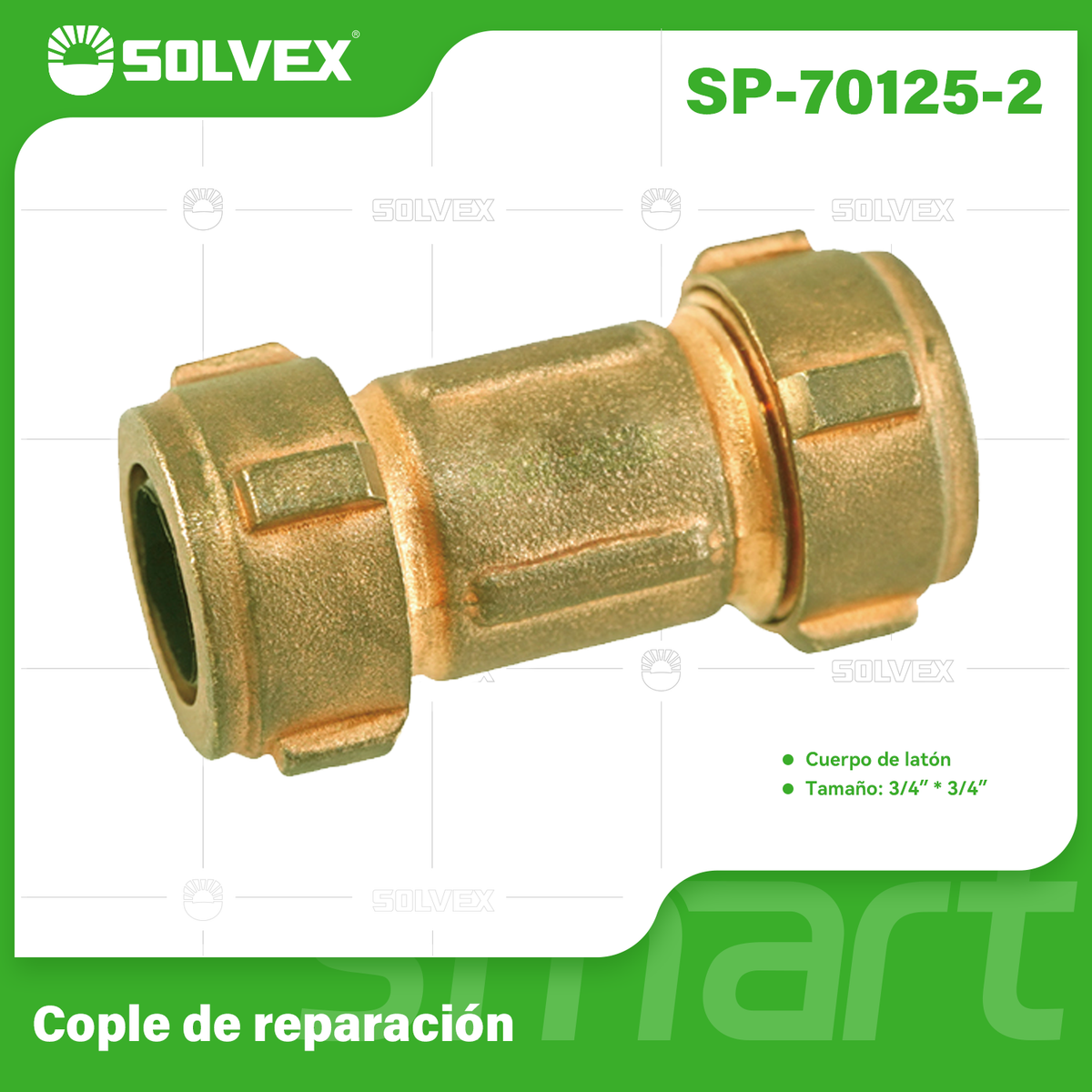 SP-70125-2-(Caja master 1 CTN=80 SKU)-(MOQ 10 SKU)-Cople de reparación
3/4" x 3/4"