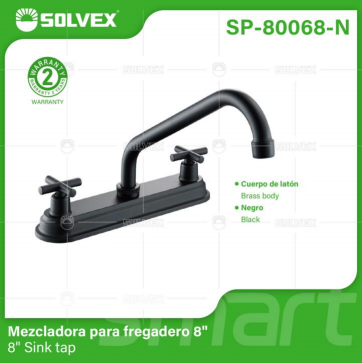 Liquidación SP-80068-N (Caja master 20)(MOQ 1 pz=1 caja) Mezcladora para fregadero 88" Sink tap