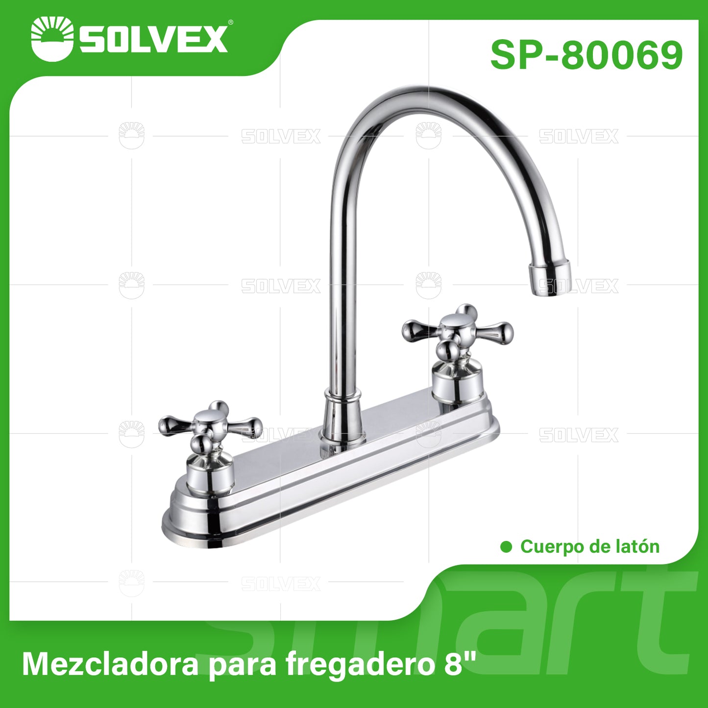 SP-80069 (Caja master 12)(MOQ 1 pz=1 caja) Mezcladora para fregadero 8