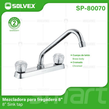 Liquidación SP-80070 (Caja master 20)(MOQ 1 pz=1 caja) Mezcladora para fregadero 88" Sink tap