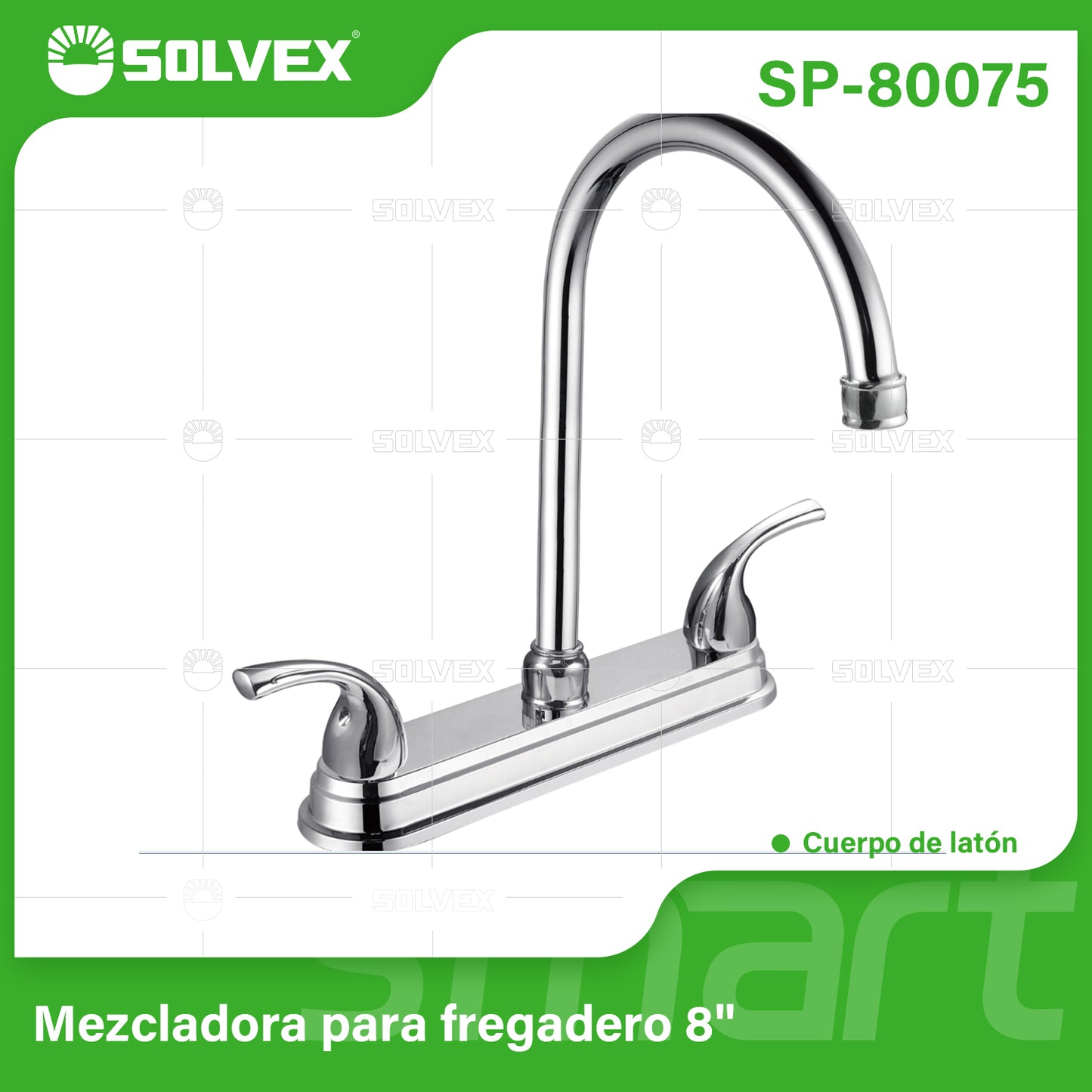 SP-80075 (Caja master 12)(MOQ 1 pz=1 caja) Mezcladora para fregadero 8