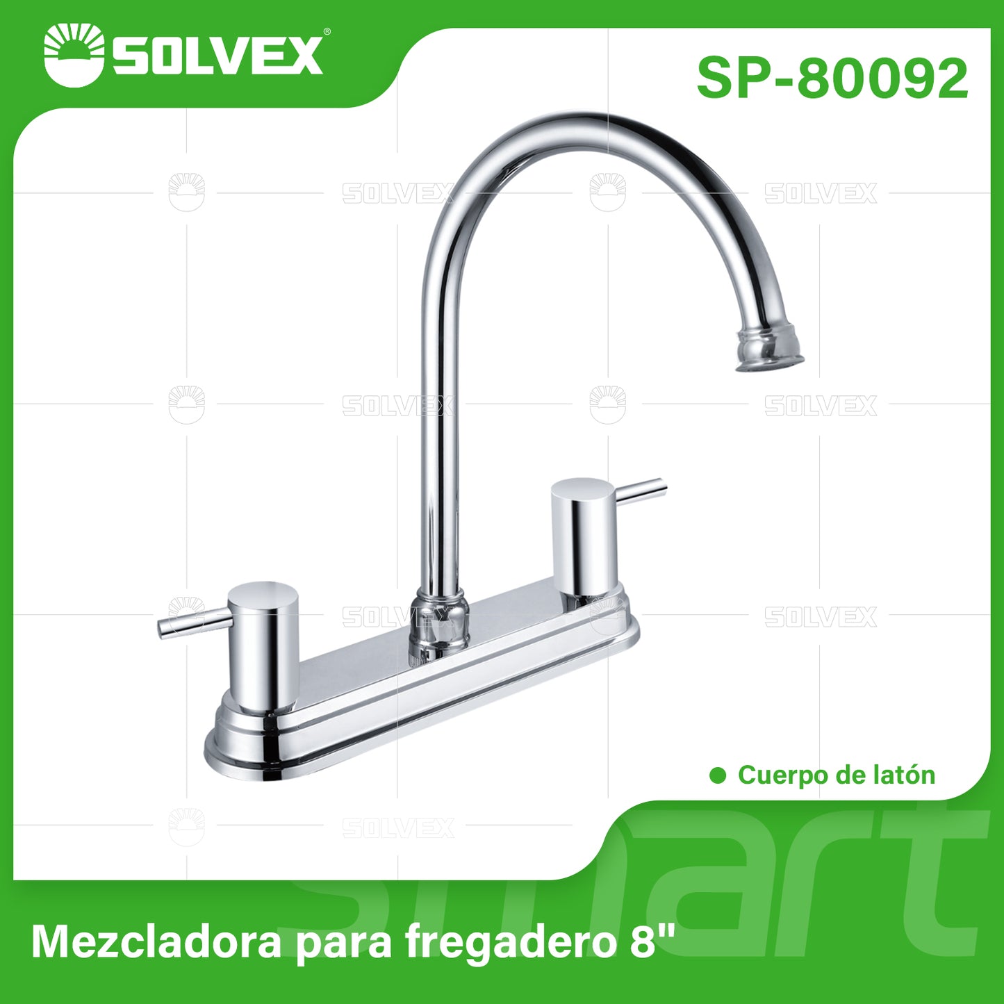 SP-80092 (Caja master 12)(MOQ 1 pz=1 caja) Mezcladora para fregadero 8