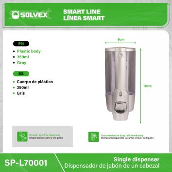 SP-L70001-(Caja master 1 CTN=50 SKU)-(MOQ 1 SKU)-Dispensador de jabón
Cuerpo de plástico