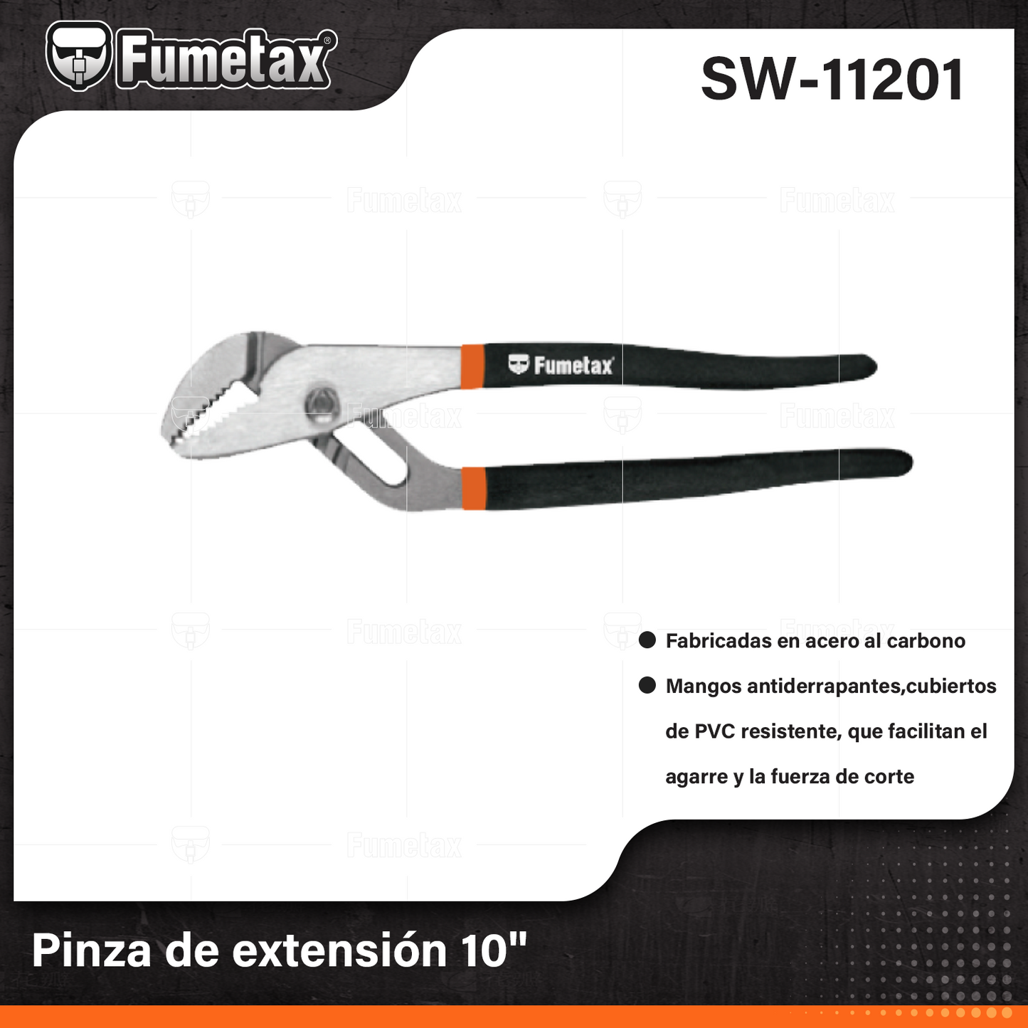 SW-11201-(Caja master 1 CTN=48 SKU)-(MOQ 6 SKU)-Pinza de extensión
Fabricadas en acero al carbono