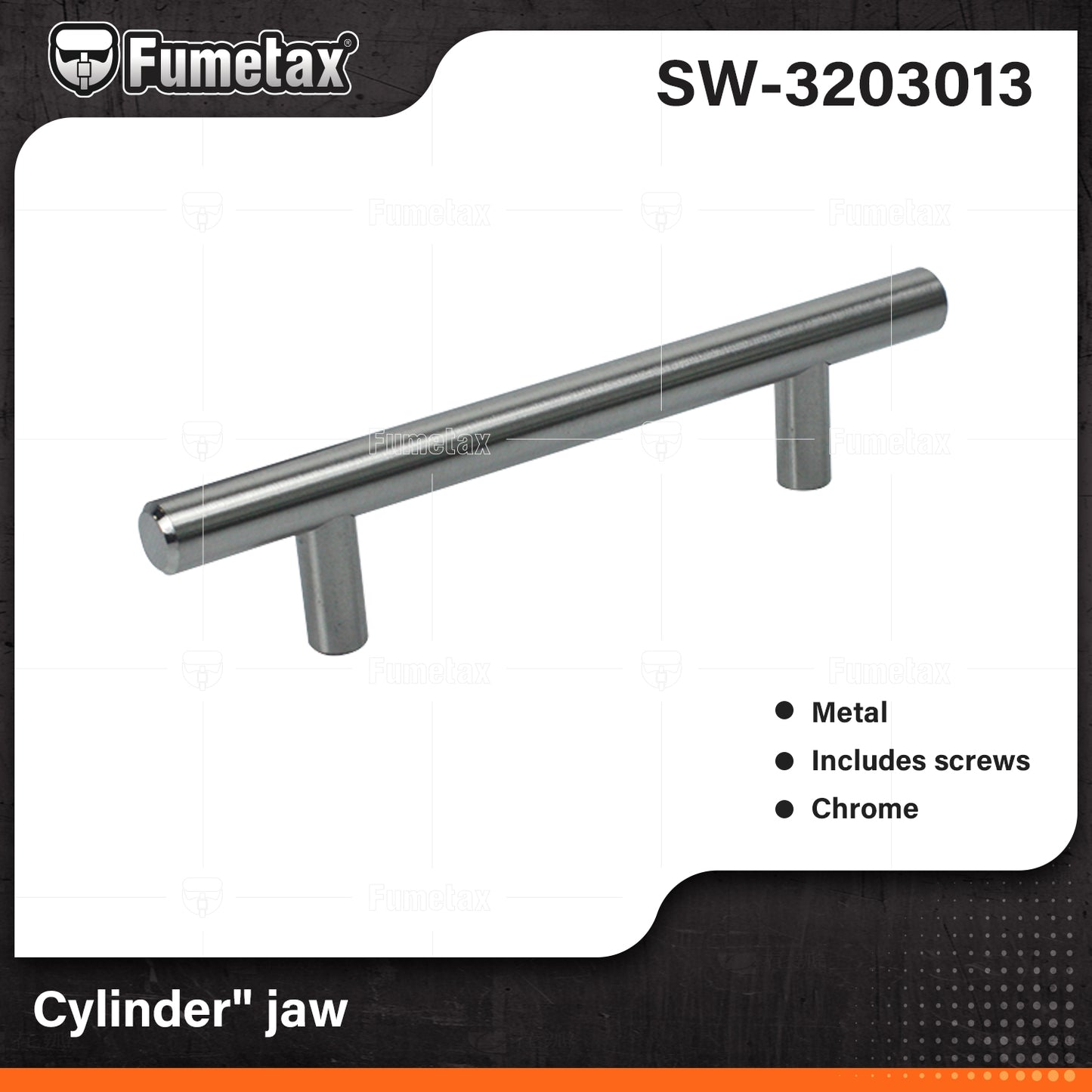 SW-3203013-(Caja master 1 CTN=100 SKU)-(MOQ 10 SKU)-Jaladeras de acero
Fabricada en metal