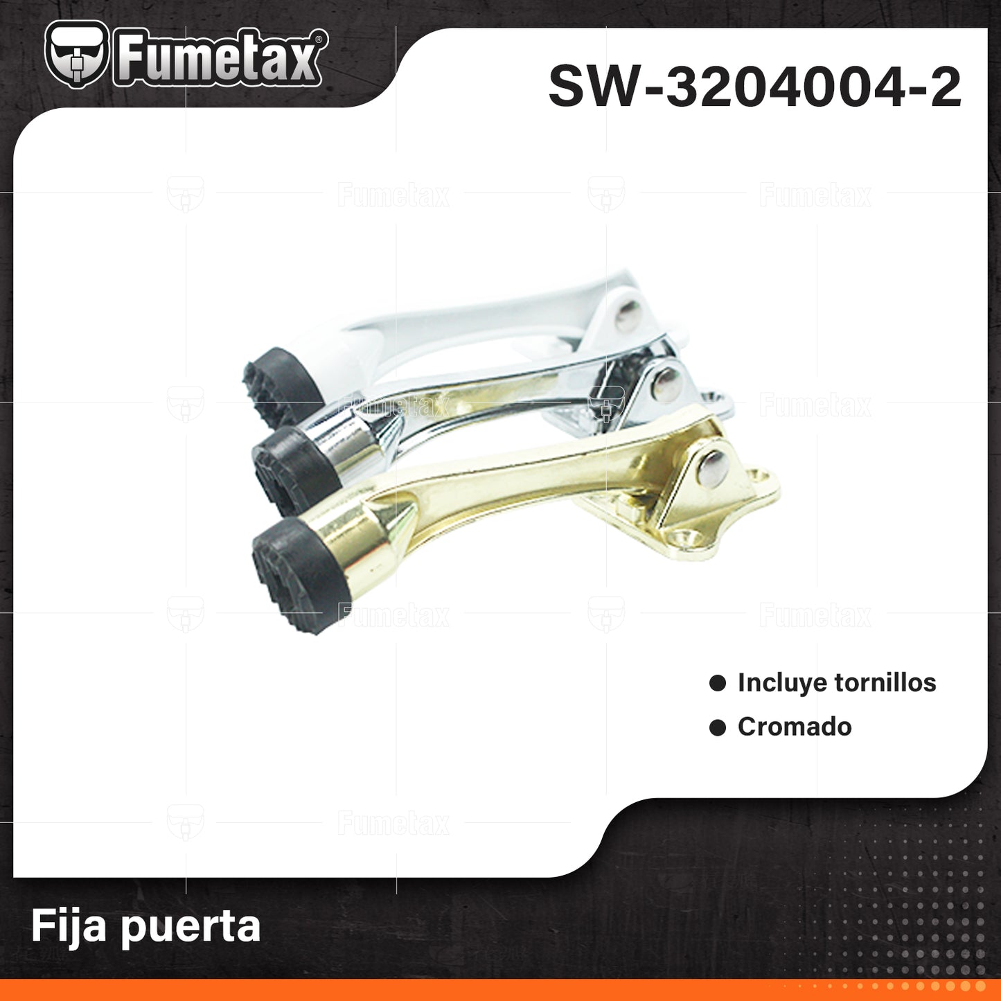 SW-3204004-2-(Caja master 1 CTN=200 SKU)-(MOQ 20 SKU)-Fabricada en metal
Incluyen tornillería