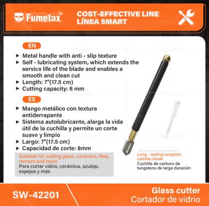 SW-42201-(Caja master 1 CTN=120 SKU)-(MOQ 6 SKU)-Cuchilla de carburo de tungsteno de larga duración
Mango metálico con textura antiderrapante