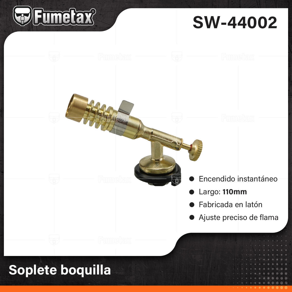 SW-44002-(Caja master 1 CTN=100 SKU)-(MOQ 10 SKU)-1/4" de vuelta
Fabricada de latón