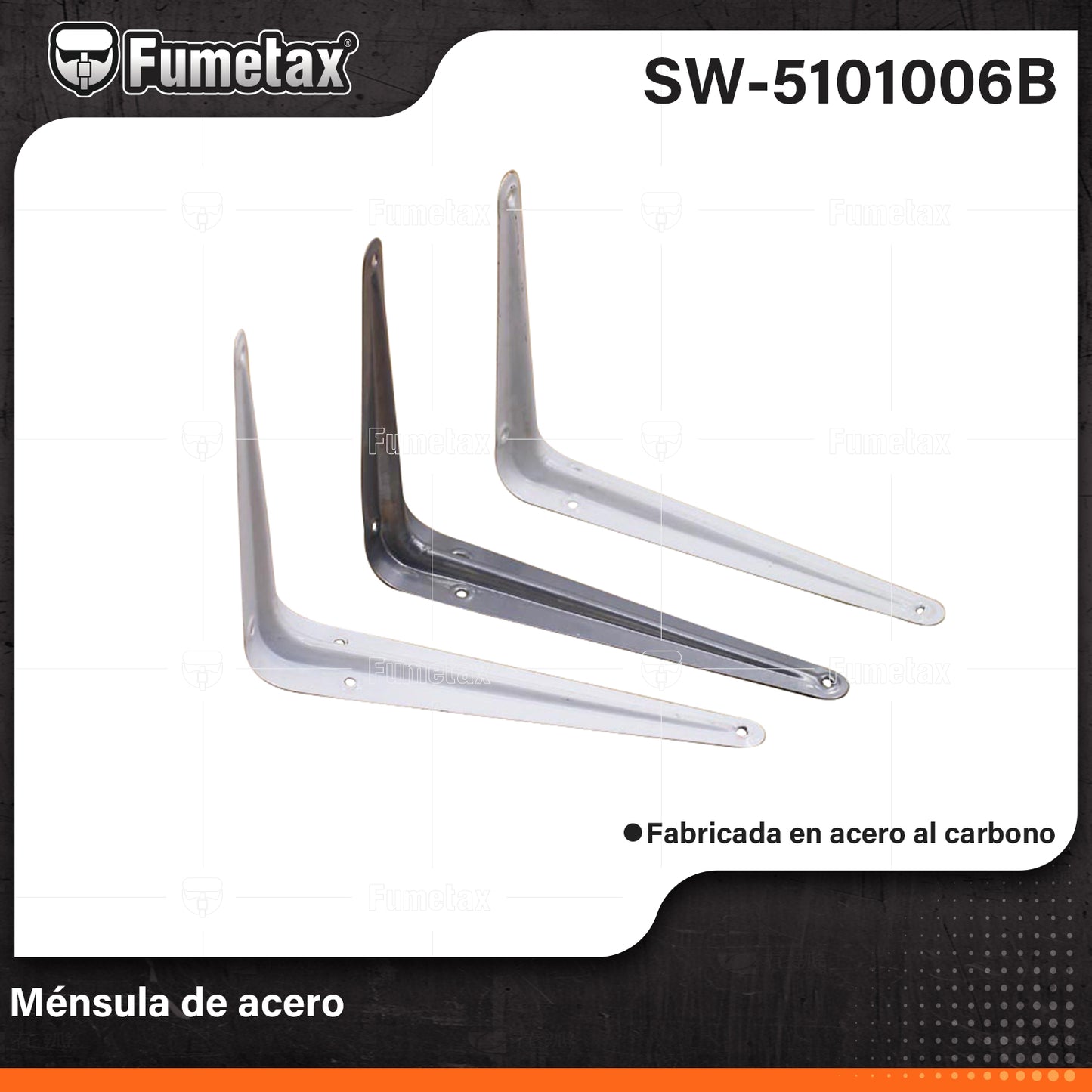 SW-5101006B (Caja master 96)(MOQ 1pz=1etiqueta) Ménsula de acero