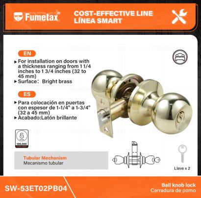 SW-53ET02PB04-(Caja master 1 CTN=24 SKU)-(MOQ 1 SKU)-Para recámara
Mecanismo tubular